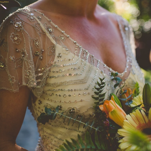 Jenny Packham Wedding Dress. Used. Once. Obvi ;) - Picture 7 of 17